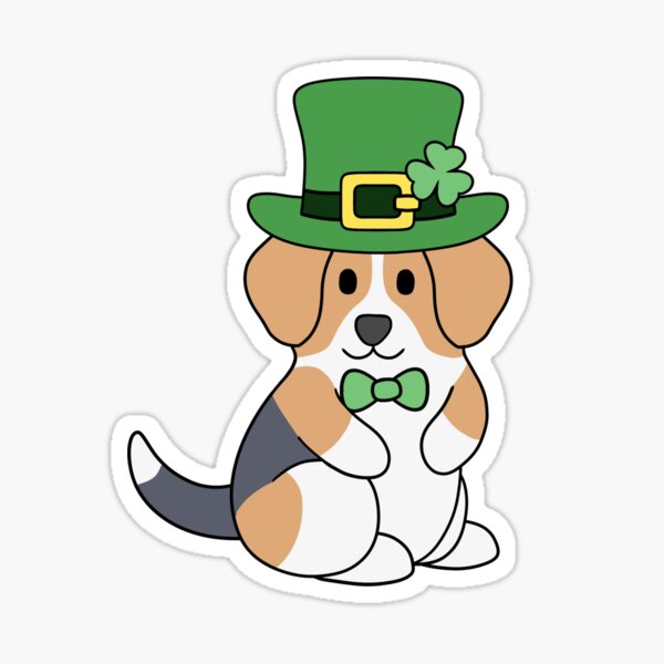 Item preview, St Patrick Beagle  designed and sold by BiscuitSnack.