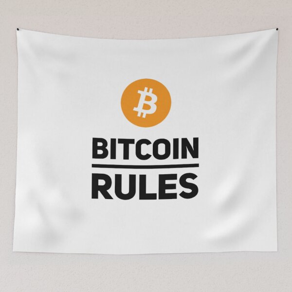 Item preview, Bitcoin Rules designed and sold by Bouzdesigns.