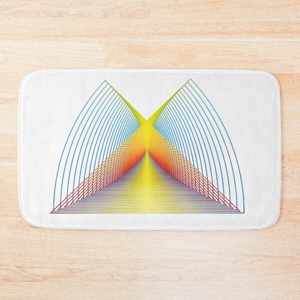 Item preview, Colorful triangle shape with stairs shape designed and sold by digoarpi.