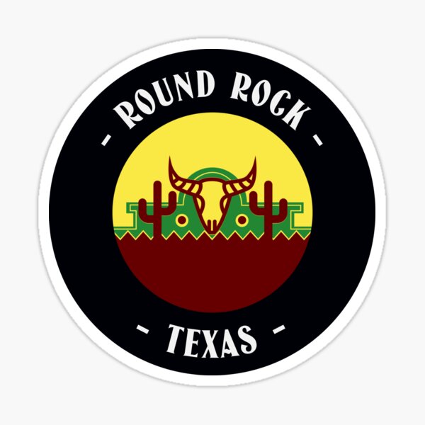 Item preview, Round Rock Texas Retro designed and sold by Taumaturgo.