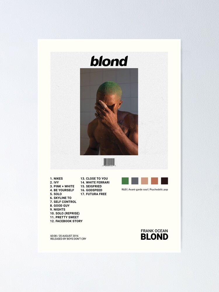 frank ocean blonde album cover painting