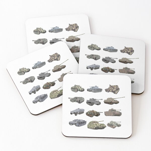 Item preview, Varios tanques alemanes de la Segunda Guerra Mundial designed and sold by NorseTech.