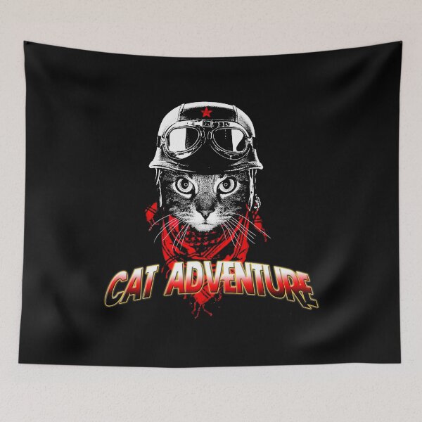 Item preview, cat adventure designed and sold by Printshophub.