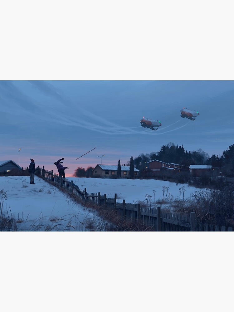 Flodhästen och Datamongot by simonstalenhag