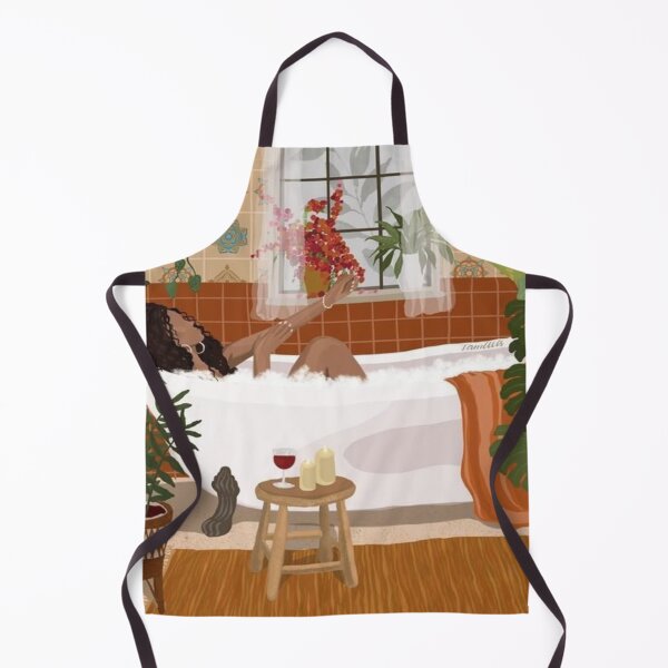 Item preview, A woman in the bathroom relaxing designed and sold by DoteHouse.
