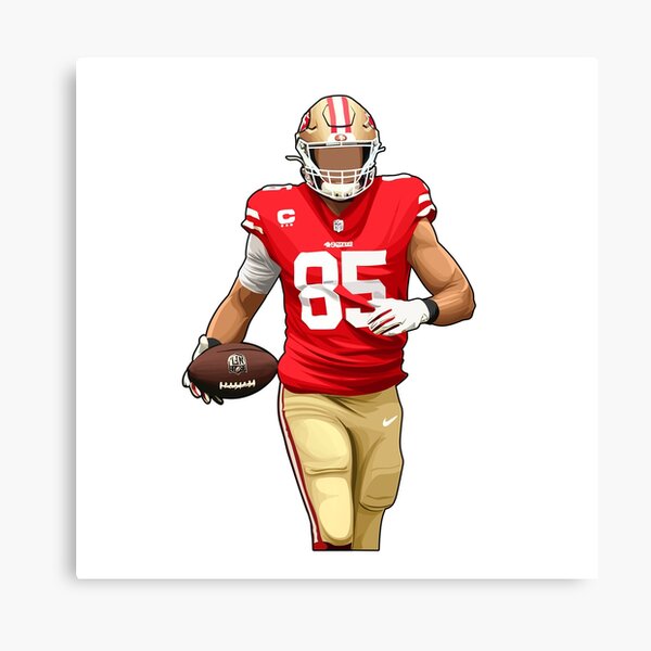 Round #85 George Kittle Sticker Player 49ers Number sf san Francisco
