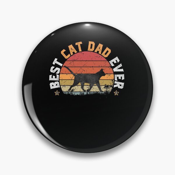 Item preview, Cat Daddy Gift Vintage Best - Cat Dad Ever designed and sold by abcxyzsma.