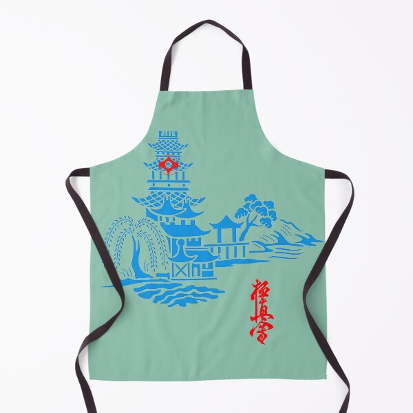 Item preview, Kyokushin Karate Pagoda Dojo Willow Scene - Martial Arts designed and sold by Zanshin-Art.