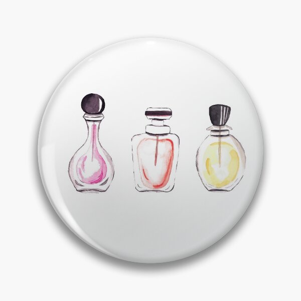Item preview, Perfume Bottle Watercolor Pattern designed and sold by RubatoArts.