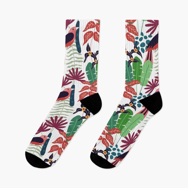 Item preview, Spring. Colorful pattern with leaves, flowers and birds designed and sold by bernd49.