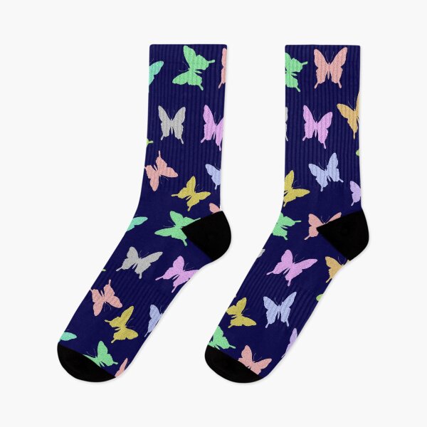 Artikelvorschau, Glittery Effect Butterfly Buntes Muster entworfen und verkauft von PY Tees.