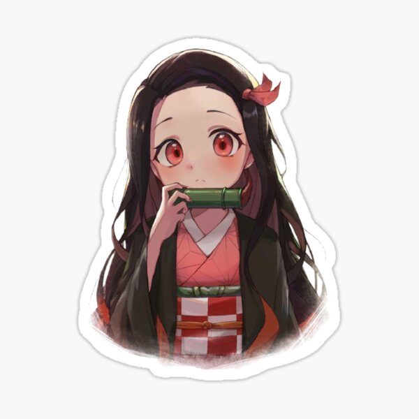 Nezuko Nails For Kids