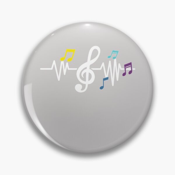 Item preview, Musical Heart with Music Notes Valentines Day Gift designed and sold by GINIART.