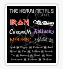 The Heavy Metals Festival Sticker