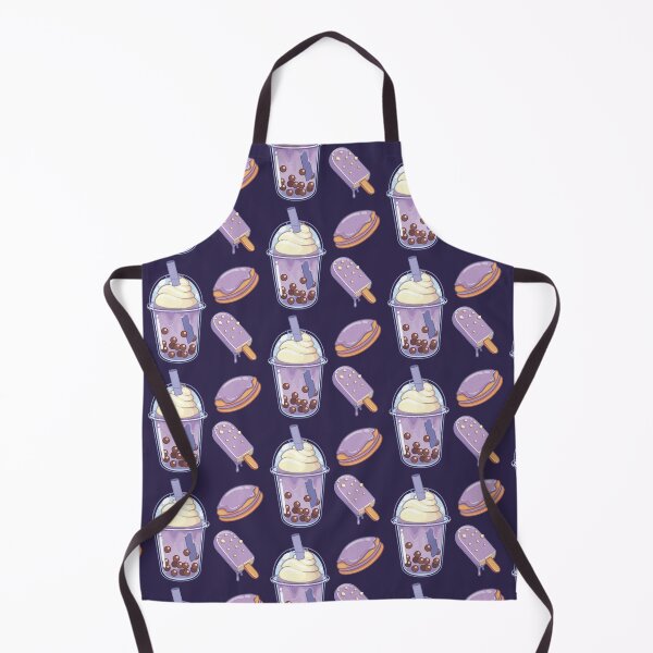 Item preview, Assorted Purple Desserts - Taro Boba Milk Tea, Popsicle and Cookie designed and sold by Alicia Chee.