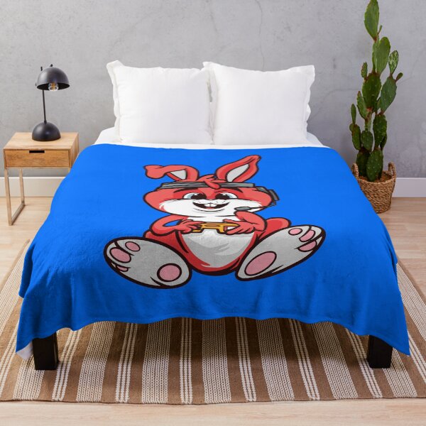 Item preview, Gaming rabbit cartoon gamer life designed and sold by Piztees.