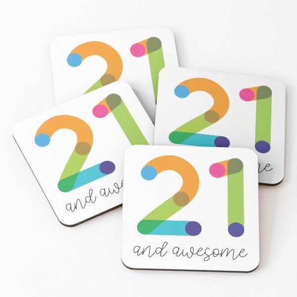 Item preview, 21 and Awesome! designed and sold by VicEllisArt.