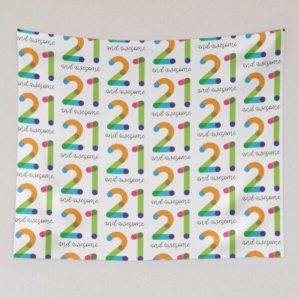 Item preview, 21 and Awesome! designed and sold by VicEllisArt.