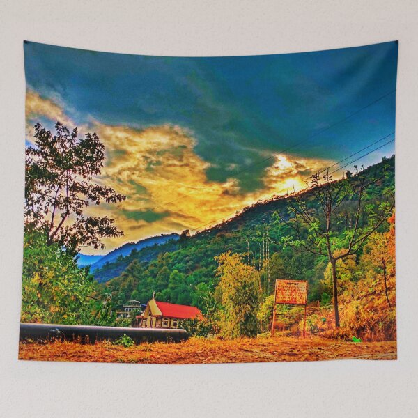 Item preview, Mountain scene design designed and sold by Nefarious-T.
