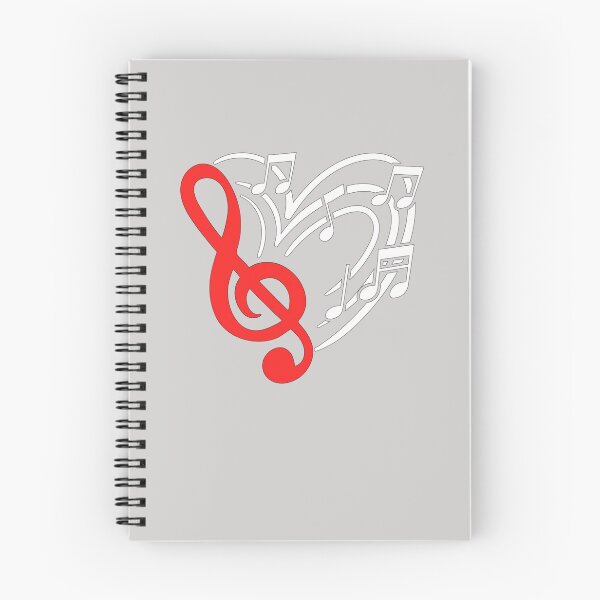 Item preview, Musical Heart with Music Notes Valentines Day Gift designed and sold by GINIART.