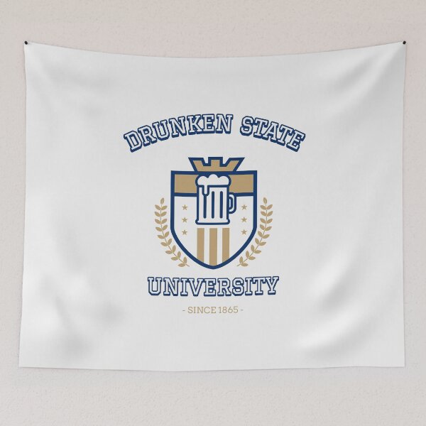 Item preview, Drunken State University designed and sold by FishWorldwide.