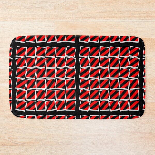 Item preview, FULL VİVİD red and black 3D design in the style of David Hockney designed and sold by mister-john.