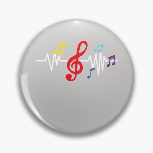 Item preview, Musical Heart with Music Notes Valentines Day Gift designed and sold by GINIART.
