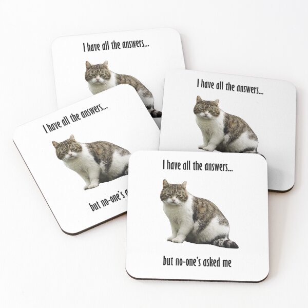 Item preview, Smart cat kitten pet has all the answers designed and sold by blackheartscot.