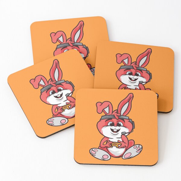 Item preview, Cute Gaming rabbit cartoon gamer life designed and sold by Piztees.