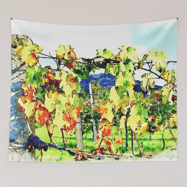 Item preview, Hortus Conclusus: branch with red and yellow leaves designed and sold by Giuseppe Cocco.