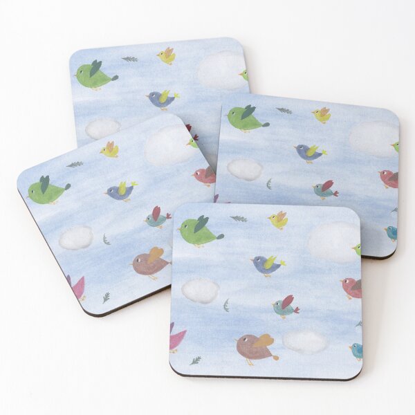 Item preview, Birdies Flying High designed and sold by RoseGoldRabbit.