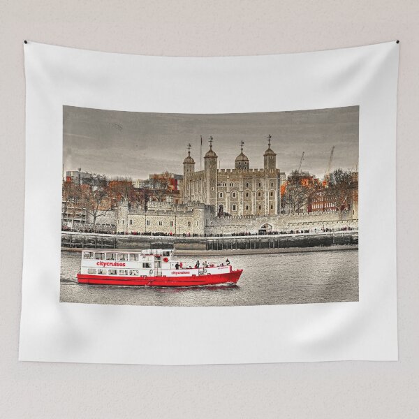 Item preview, The Little Red Boat and The Tower of London designed and sold by Anthony Hedger Photography.