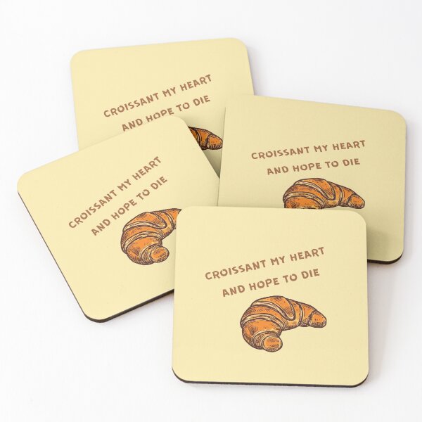 Item preview, Croissant My Heart and Hope to Die designed and sold by GoodMoodFood.