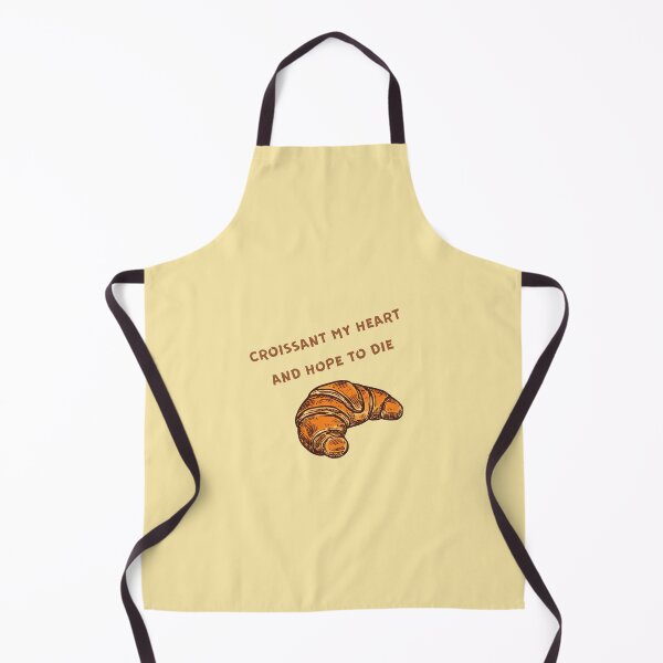 Item preview, Croissant My Heart and Hope to Die designed and sold by GoodMoodFood.