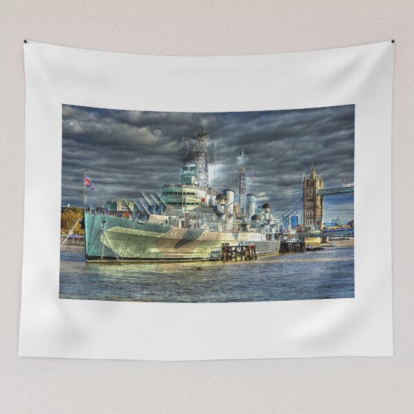 Item preview, HMS Belfast and Tower Bridge designed and sold by Anthony Hedger Photography.