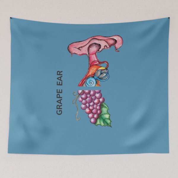 Artikelvorschau, GRAPE EAR by FrankenDuo hemisphere blue entworfen und verkauft von FrankenDuo.