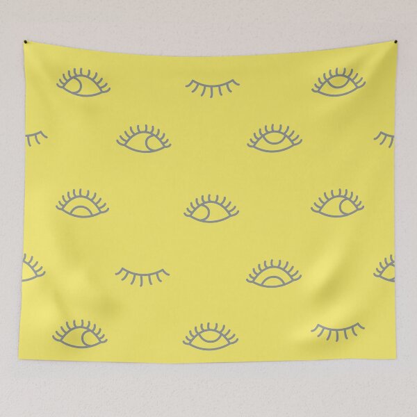 Item preview, eyes on yellow background  designed and sold by esavina.