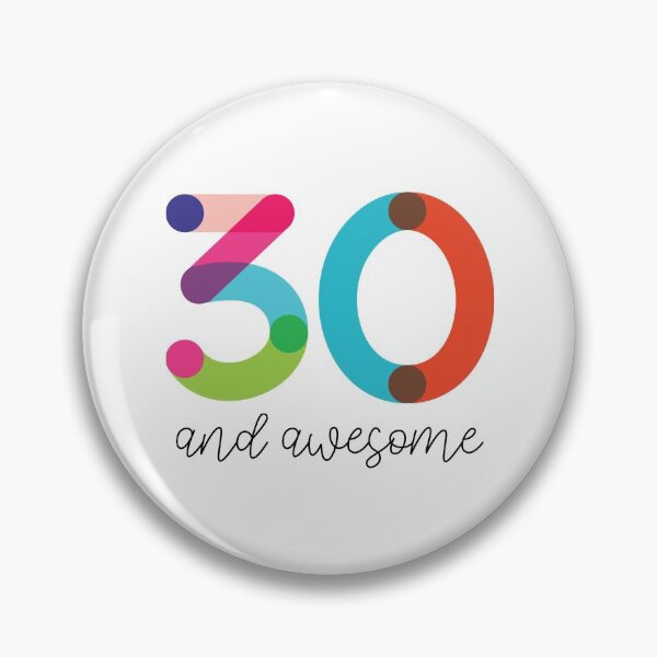 Item preview, 30 and Awesome! designed and sold by VicEllisArt.