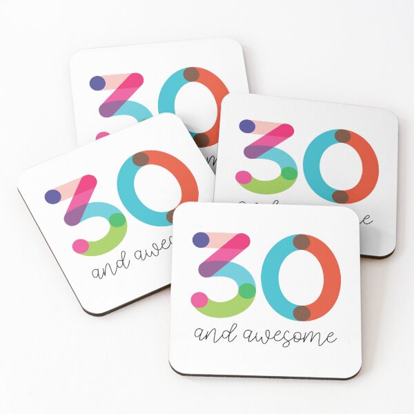 Item preview, 30 and Awesome! designed and sold by VicEllisArt.