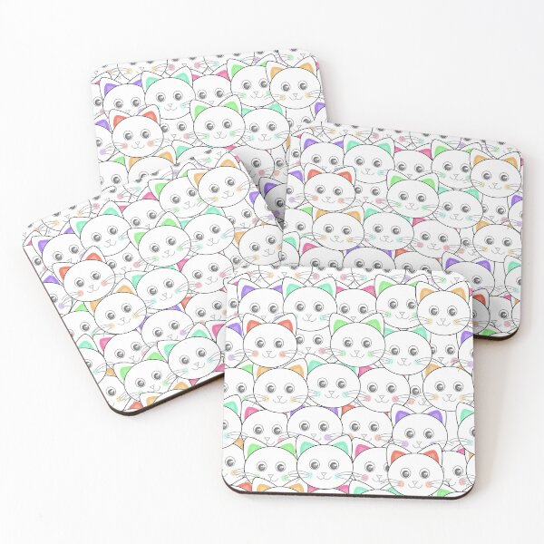Item preview, Cute Crowded Cat Faces designed and sold by NOorYES.