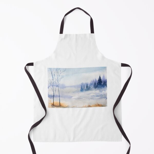 Item preview, Winter Scenery Watercolour designed and sold by VibrantGifts.