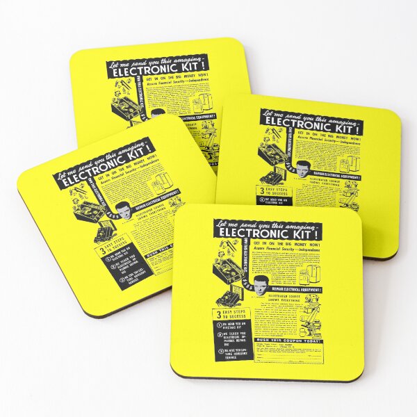 Item preview, AMAZING ELECTRONIC KIT ADVERT designed and sold by ThrowbackAds.