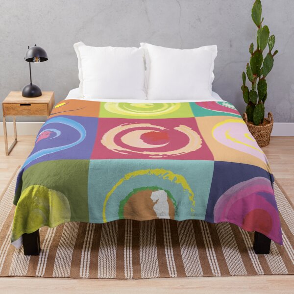Item preview, multicolored squares with circles designed and sold by esavina.