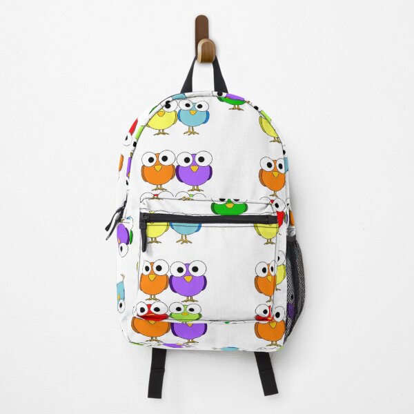 Item preview, Colorful Big Eyed Birds Cute Large Eye Bird designed and sold by Click-Like.