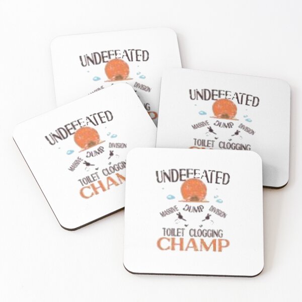 Item preview,  funny undefeated mouse pads dump division toilet clogging champ ,clothes designed and sold by goodshop1.