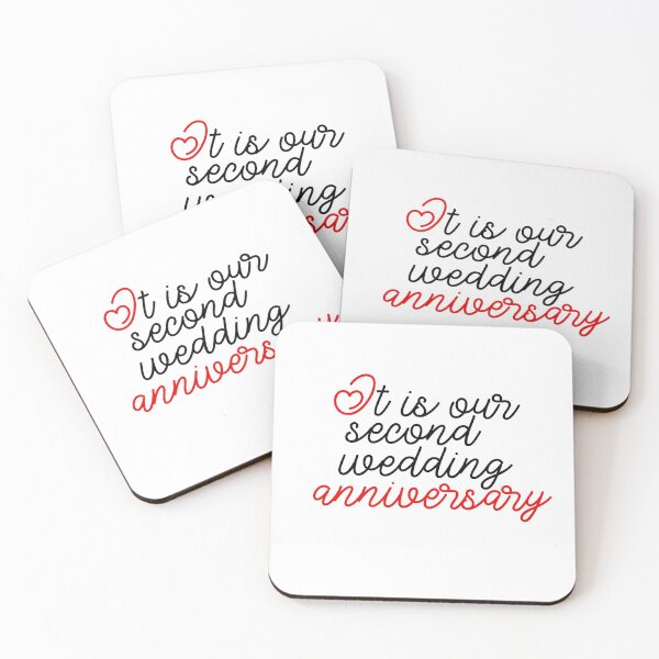 Item preview, It is our second wedding anniversary  designed and sold by Dinashop.