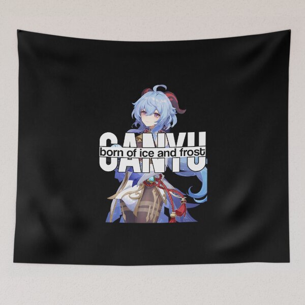 Item preview, GANYU: nacido del hielo y la escarcha Genshin Impact designed and sold by chris28zero.