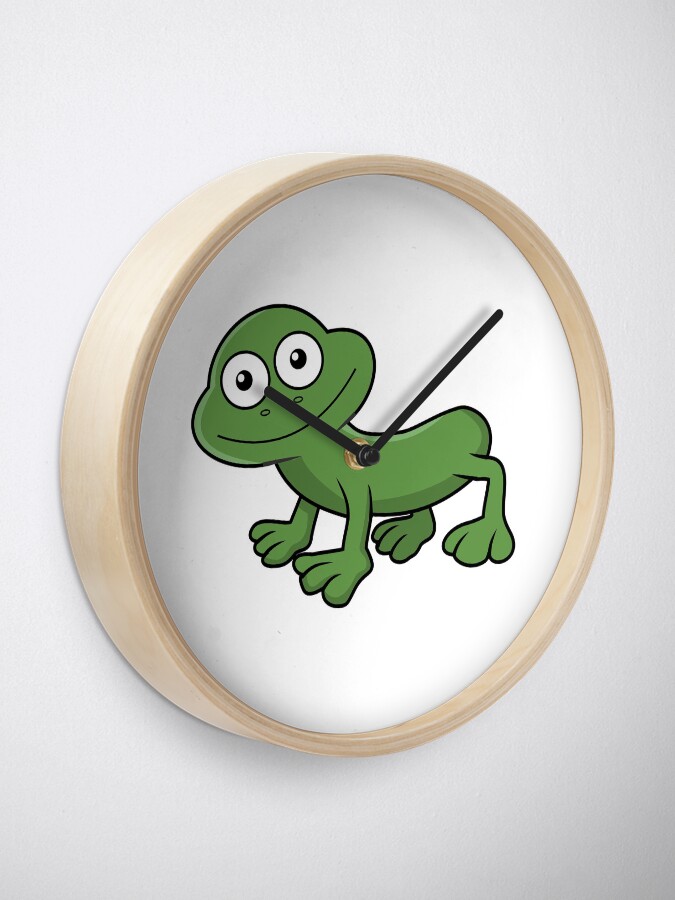 Alternate view of Sausage Frog Clock