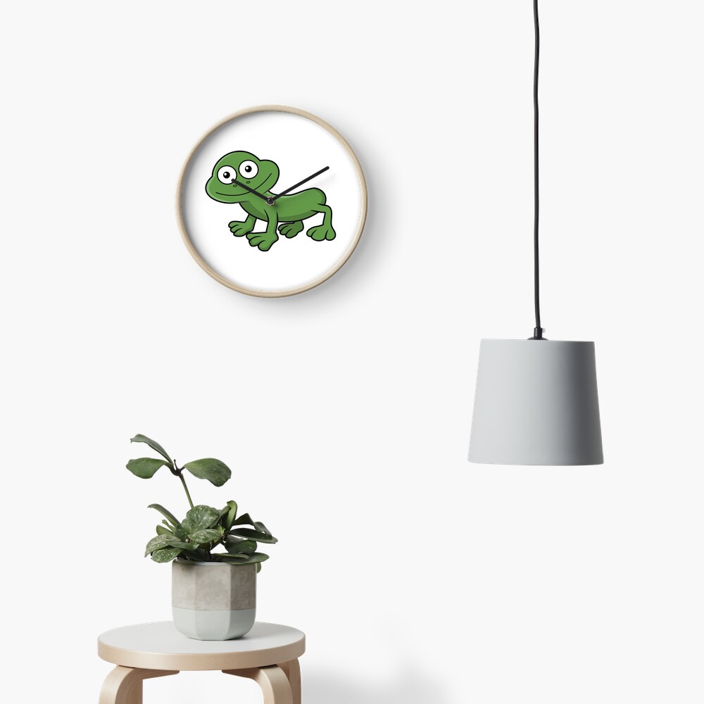 Sausage Frog Clock