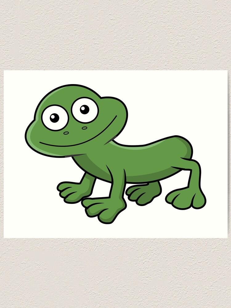 Alternate view of Sausage Frog Art Print